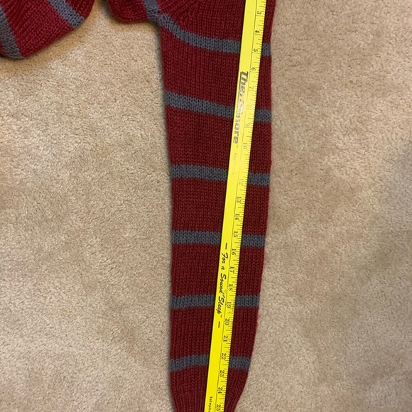 Richard Chai for Original Penguin Mens Chunky Knit Stripe Cardigan-M - Picture 9 of 13